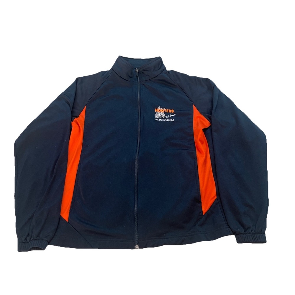 Hooters St. Petersburg Women's Small Black Full-Zip Fleece Jacket